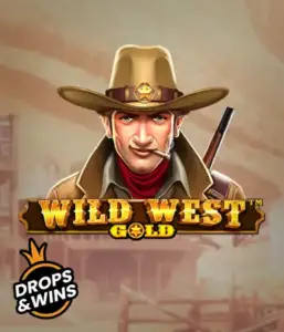  Графика игрового автомата "Wild West Gold" от Pragmatic Play, изображающее персонажа в шляпе шерифа с винтовкой. За его спиной находится деревенская улица на Диком Западе. Отлично подойдёт для любителей жанра вестерн и игр на тему Дикого Запада. Этот слот гарантирует захватывающие приключения и возможность получения призов.